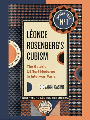 cover image of Léonce Rosenberg's Cubism